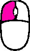 Mouse prompt highlighting its left button.